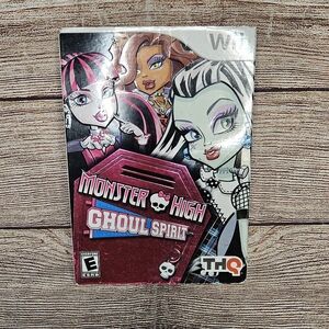 Nintendo wii Monster High Ghoul spirit game